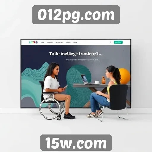 Acessibilidade e design do site 012pg.com